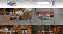 Desktop Screenshot of drywallmasonrysupplies.com